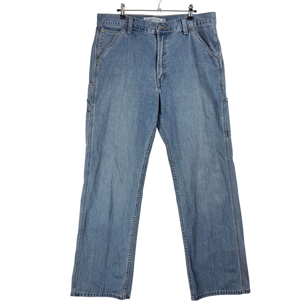 Levi's Carpenter Jeans Mens W34 L32 Blue Excellent Loose Straight Utility Pants